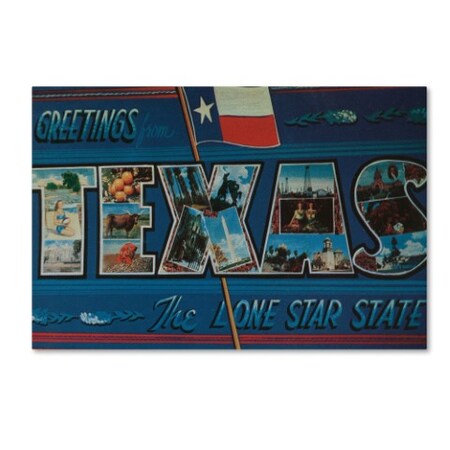 Trademark Fine Art Lantern Press 'Post Card 4' Canvas Art, 30x47 ALI9457-C3047GG